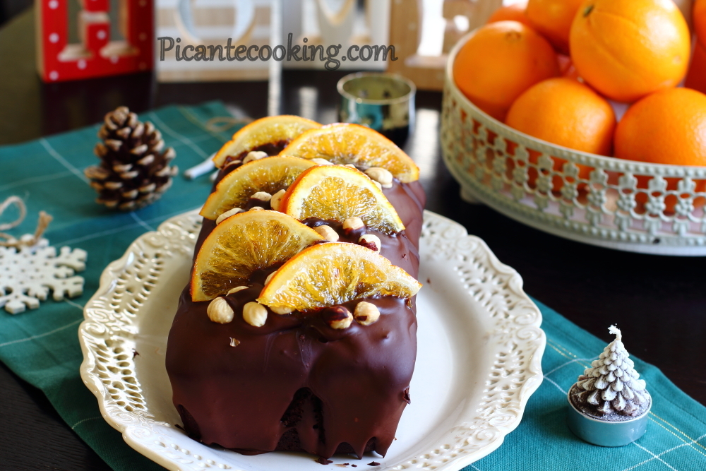 Шоколадний кекс з апельсином та лісовими горіхами - 14