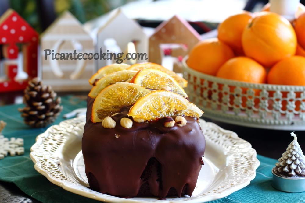 Шоколадний кекс з апельсином та лісовими горіхами - 15