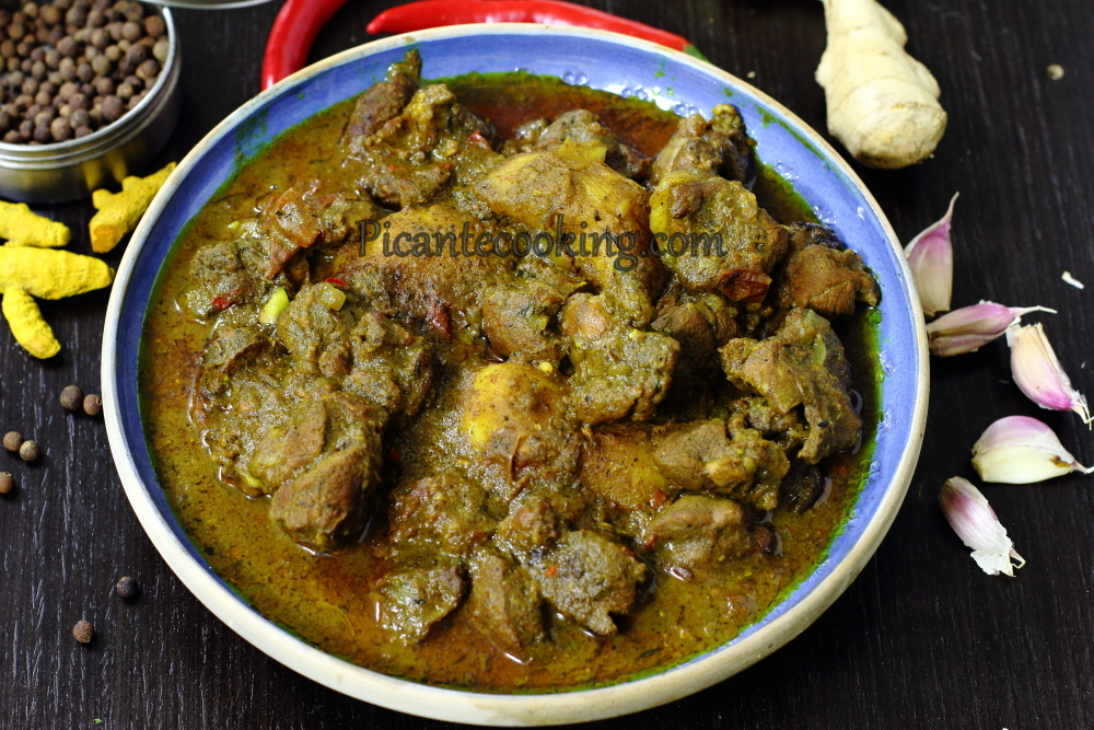 Jamajskie curry z koziną - 8
