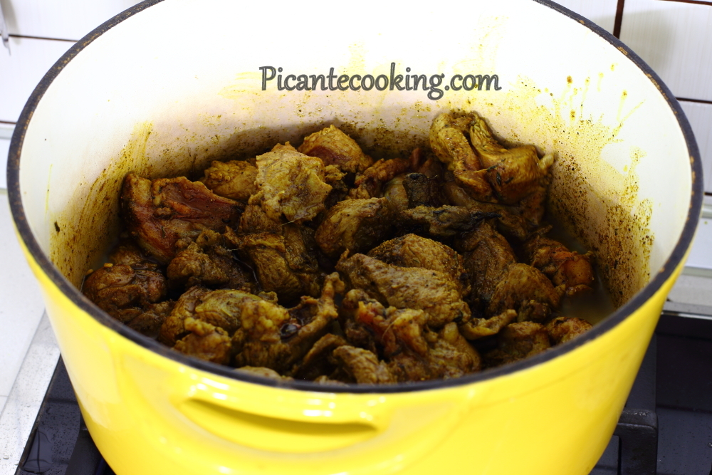 Jamajskie curry z koziną - 3