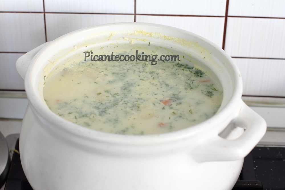 Дієтичний овочевий суп з кропом - 4