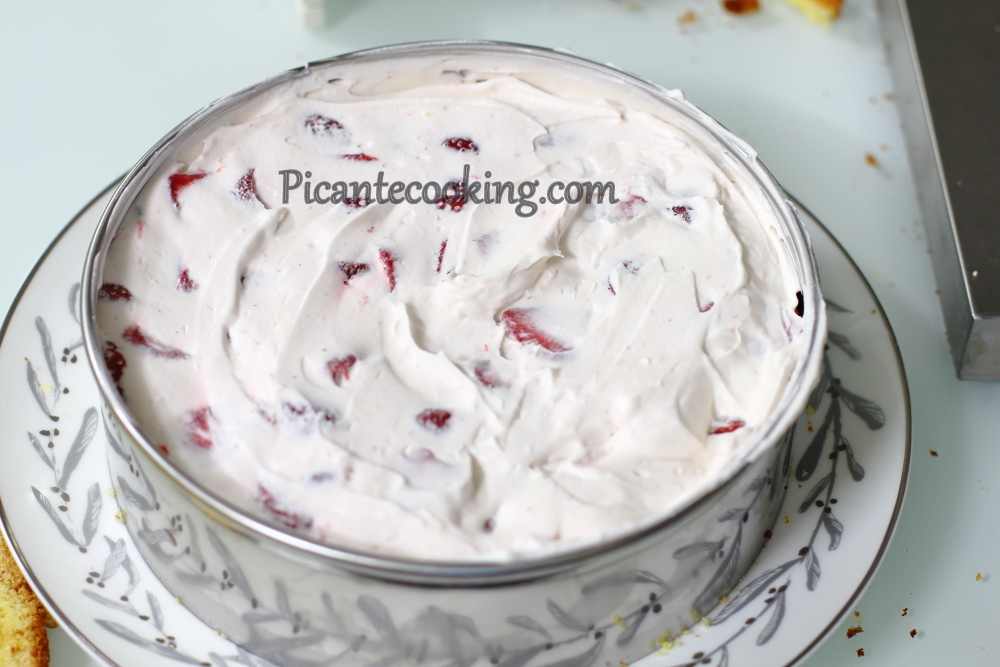 Tort fraisier z cytrynową nutką - 14