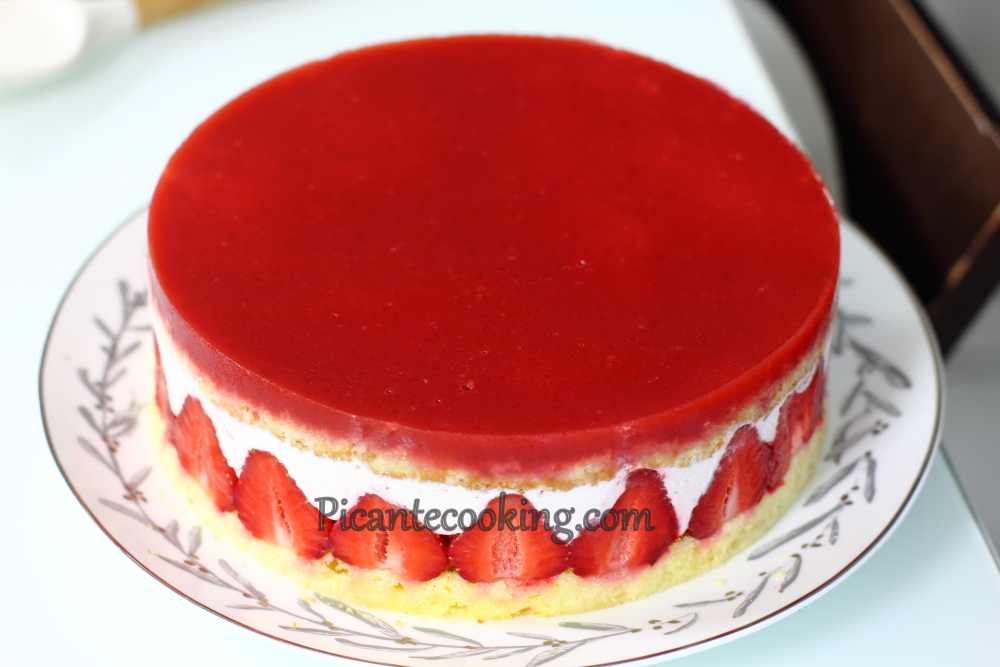 Tort fraisier z cytrynową nutką - 17