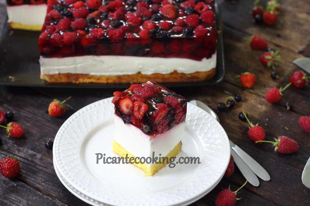 Йогуртовий десерт з літніми ягодами - 20