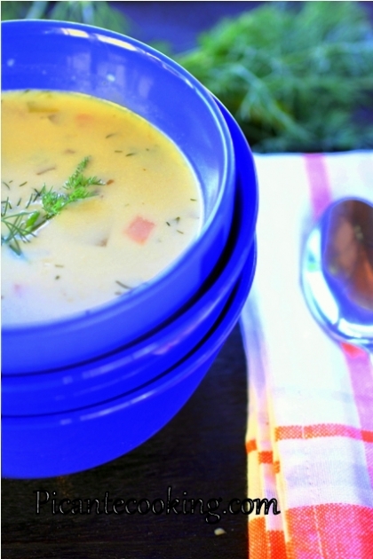 Letnia zupa z młodych warzyw z koperkiem - 3