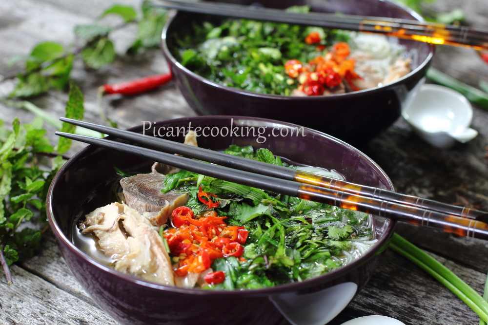 Wietnamska zupa Pho z indykiem - 5