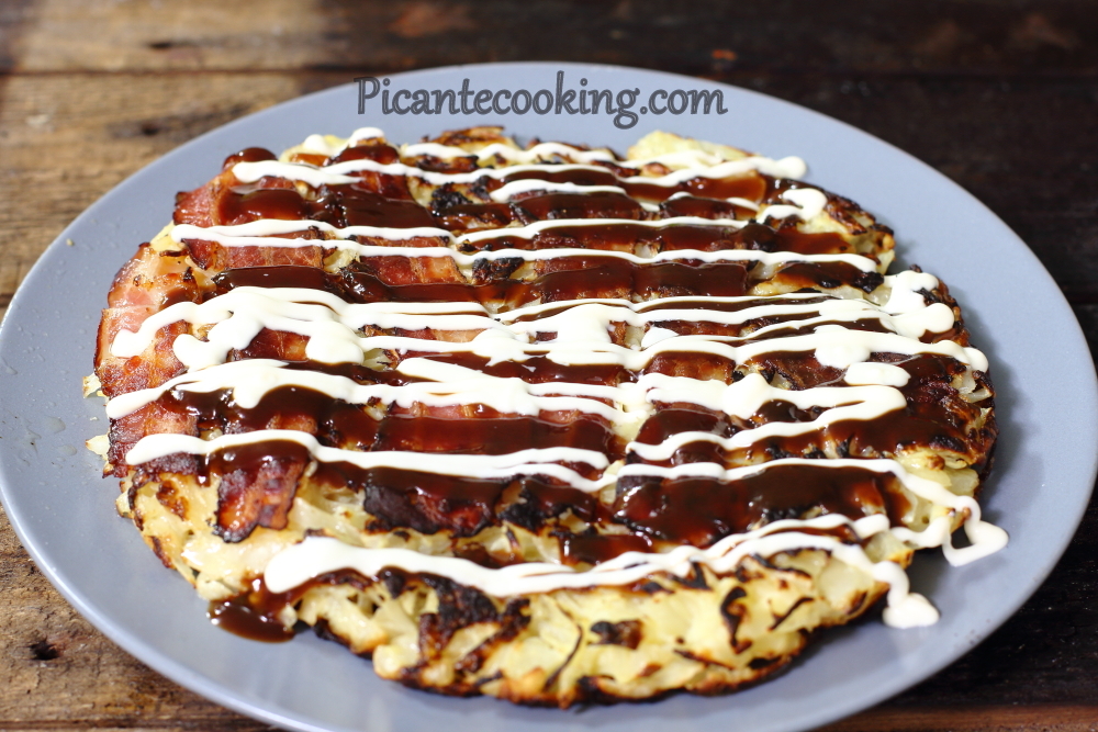 Японські млинці з капусти (Okonomiyaki) - 11