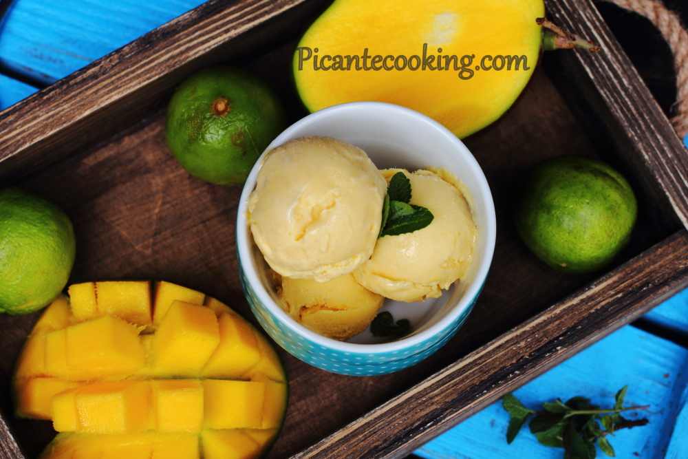 Йогуртове морозиво з манго - 1