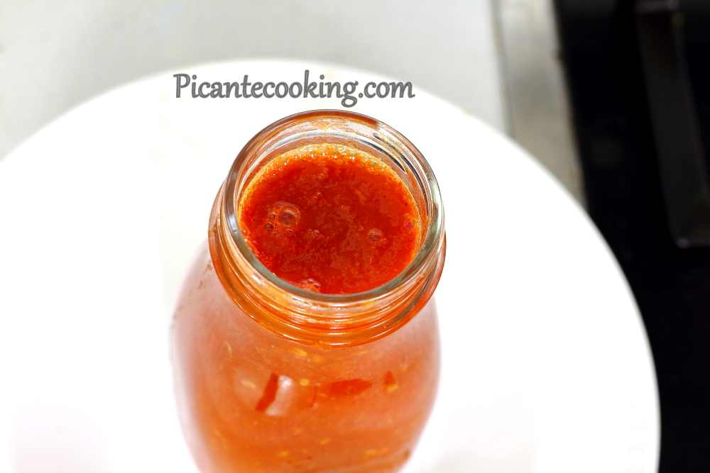 Pikantny sos pomidorowy z imbirem i przyprawami - 4