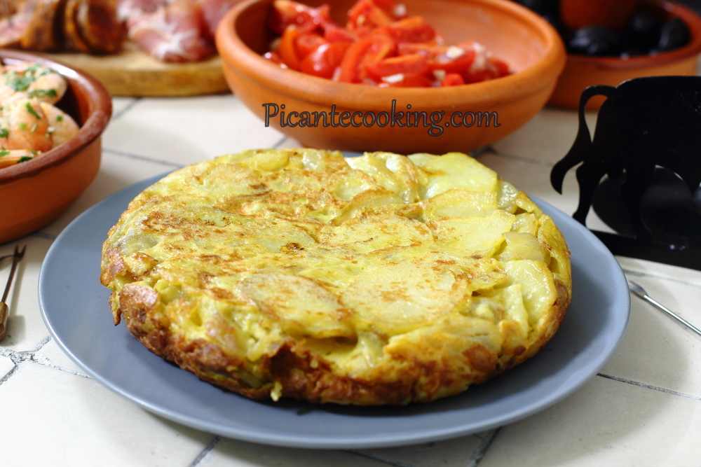 Hiszpańska ziemniaczana tortilla (hisz. Tortilla de patatas) - 1