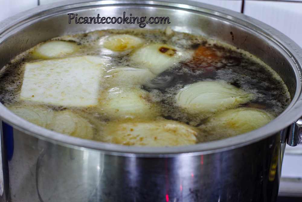 Яловичий суп з манними кльоцками - 3