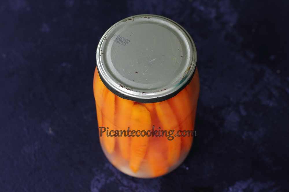 Морква квашена з імбиром та часником - 4