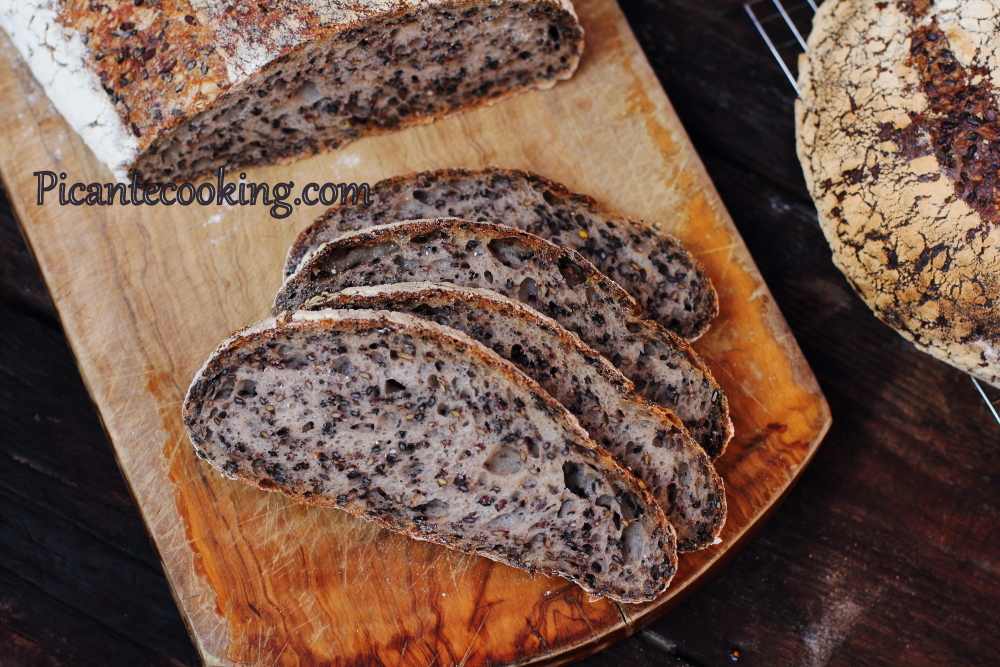 Пшеничний хліб з насінням кунжуту та льону - 11