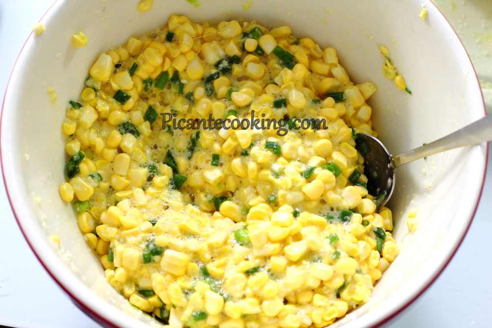 Placki kukurydziane (ang. Corn fritters) - 2