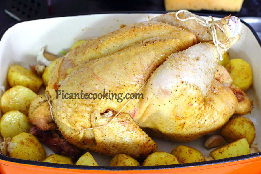 Cytrynowy kurczak zapiekany z ziemniakami - 6
