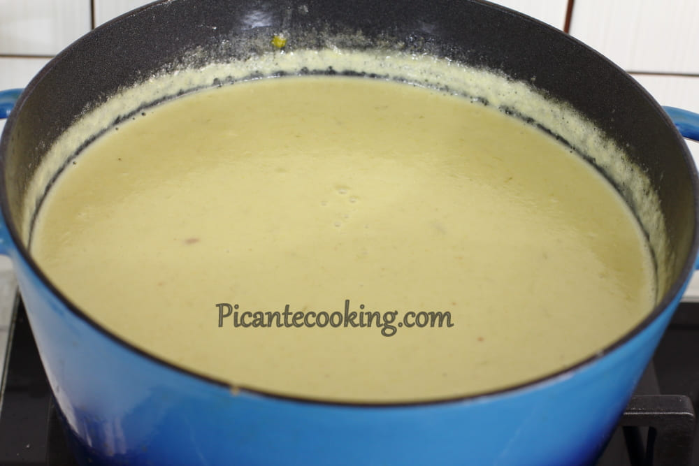 Zupa krem z pora z serem - 4