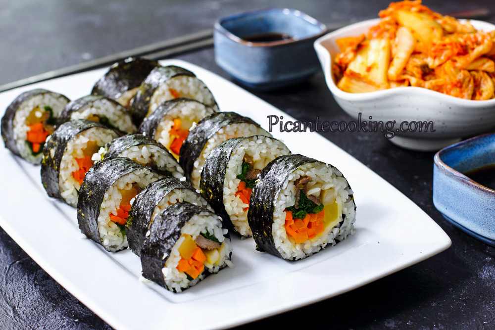 Koreańskie sushi z wołowiną (Bulgogi Gimbap) - 12