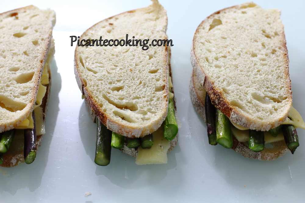 Sandwiche z serem i szparagami - 5