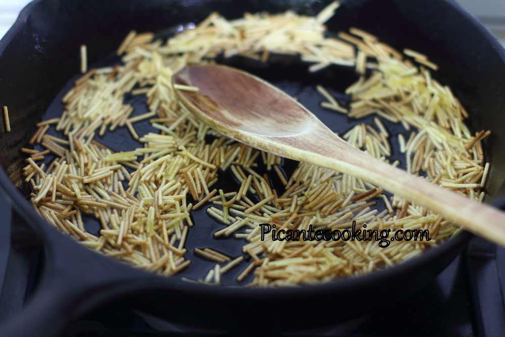 Libański ryż z makaronem i mięsem (Hashweh) - 3
